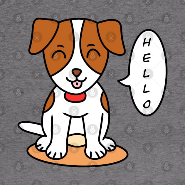 Cute jack russells terrier by Andrew Hau